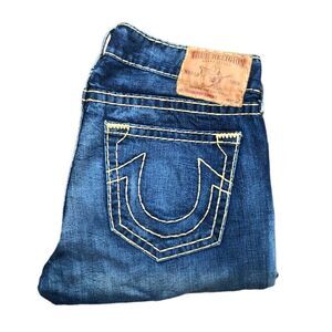 Vintage True Religion Jeans Size 36 BOBBY SUPER T Blue